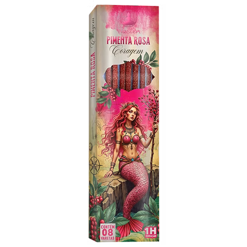 Incenso Vila Zen Linha Mística Pimenta Rosa