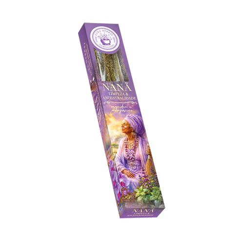 Incenso Umbanda Nanã Limpeza & Ancestralidade - Manjericão e Orquídea