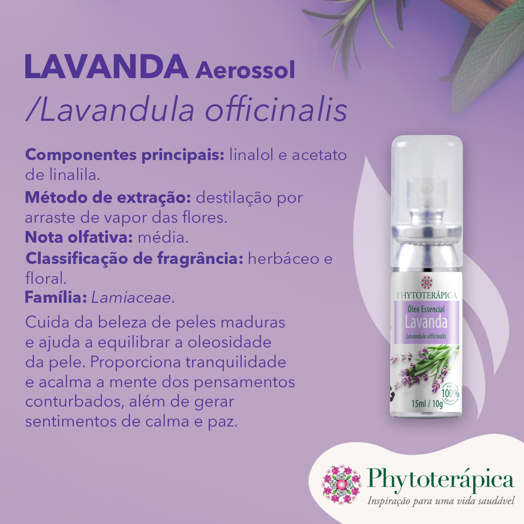 Óleo Essencial Lavanda Aerossol - 15ml