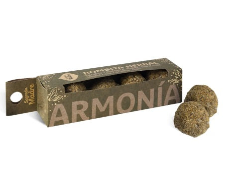 Bombinha de Defumação Sagrada Madre Herbal - Harmonia 4 Unidades