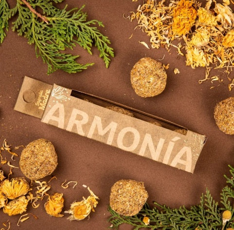 Bombinha de Defumação Sagrada Madre Herbal - Harmonia 4 Unidades