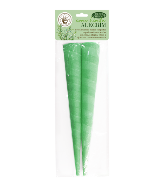 Cone Hindu Alecrim Cura Herbal 2un