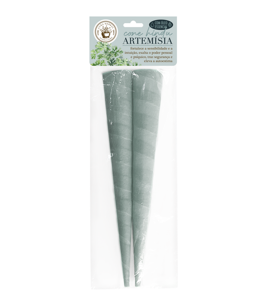 Cone Hindu Artemísia Cura Herbal 2un