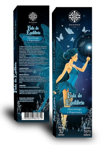 Incenso Dharma Natural Vareta - Fada do Equilibrio