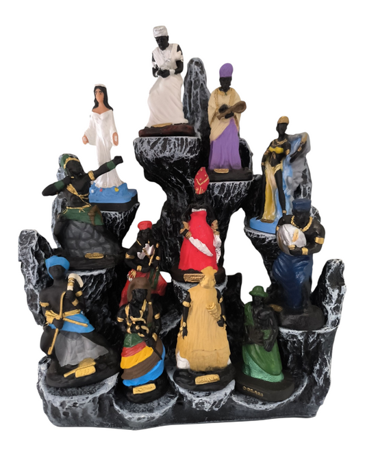 Altar Congá com 12 Orixás – Devoção, Beleza e Energia em um só lugar