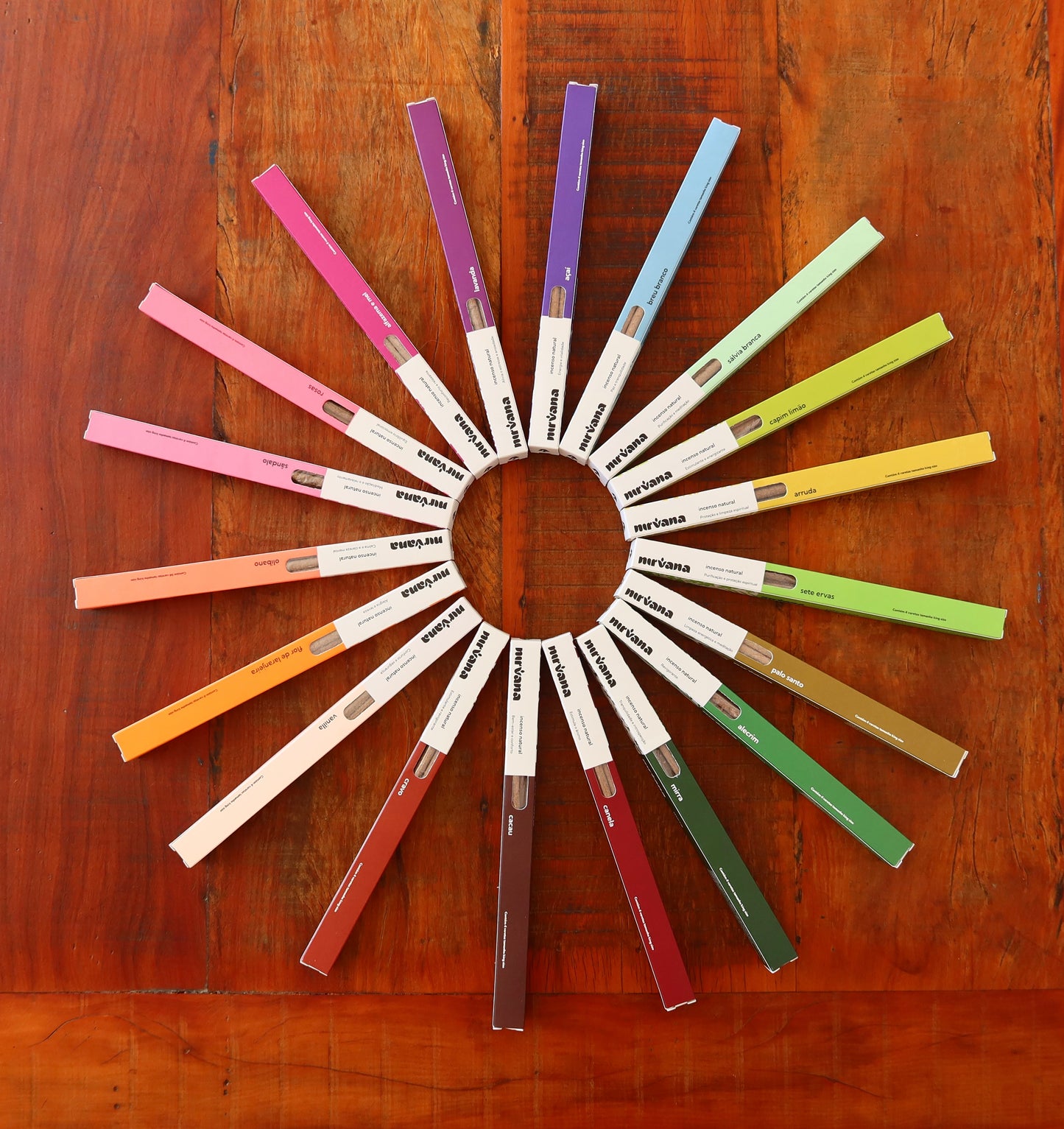 Incenso Nirvana Natural 4 Varetas - Vanilla (Bunilha)