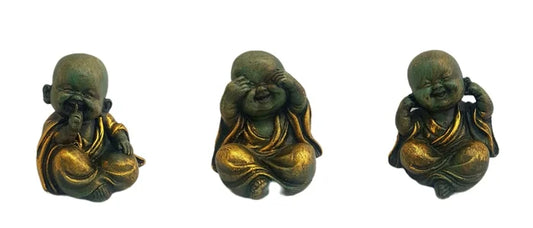 Trio de buda – não vejo, não falo e não escuto