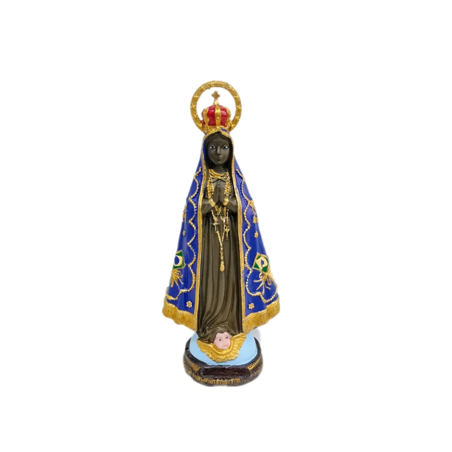 Nossa Senhora Aparecida com Auréola – 20cm - Resina