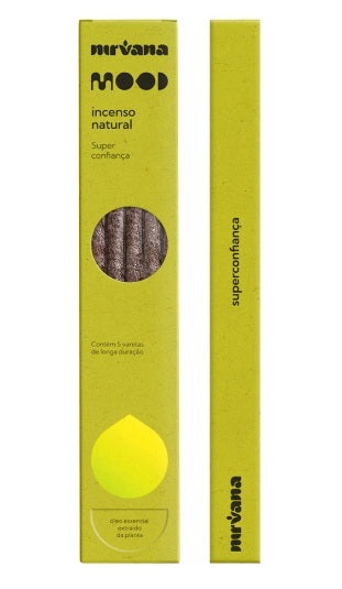 Incenso Nirvana Natural Vareta Mood - Super Confiança