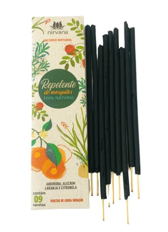 Incenso Nirvana Natural Vareta - Repelente de Mosquitos