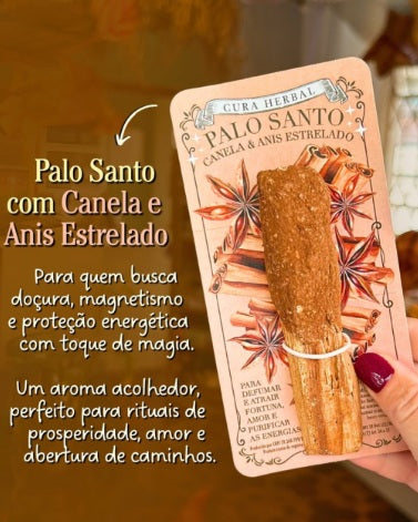 Palo Santo com Canela e Anis Estrelado
