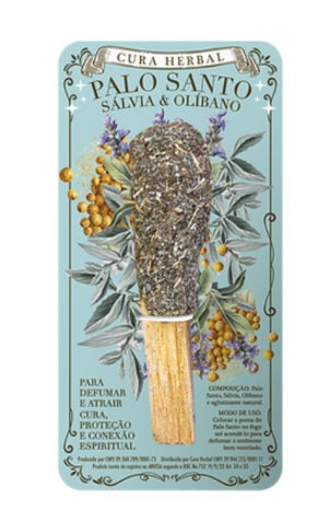 Palo Santo com Sálvia e Olíbano