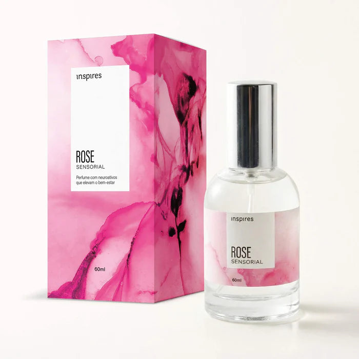 ROSE SENSORIAL 60ml | Perfume floral moderno que utiliza a Neurociência. Fresco aveludado aflora a presença e o bem-estar.