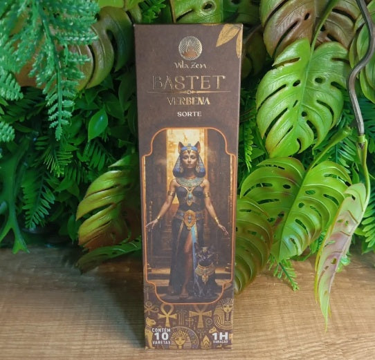 Incenso Natural Vila Zen - Linha Egípcio Bastet Sorte