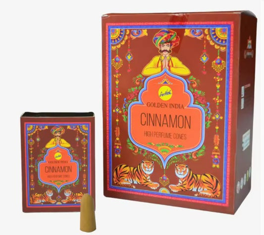 Incenso Cascata Golden India - Cinnamon