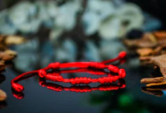 Pulseira Kabbalah dos 7 nós - Amuleto de Proteção