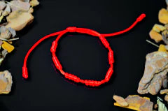 Pulseira Kabbalah dos 7 nós - Amuleto de Proteção