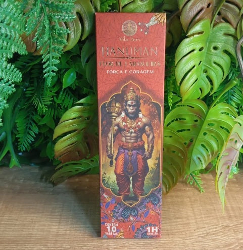 Incenso Natural Vila Zen - Linha Deuses Hindus - Hanuman