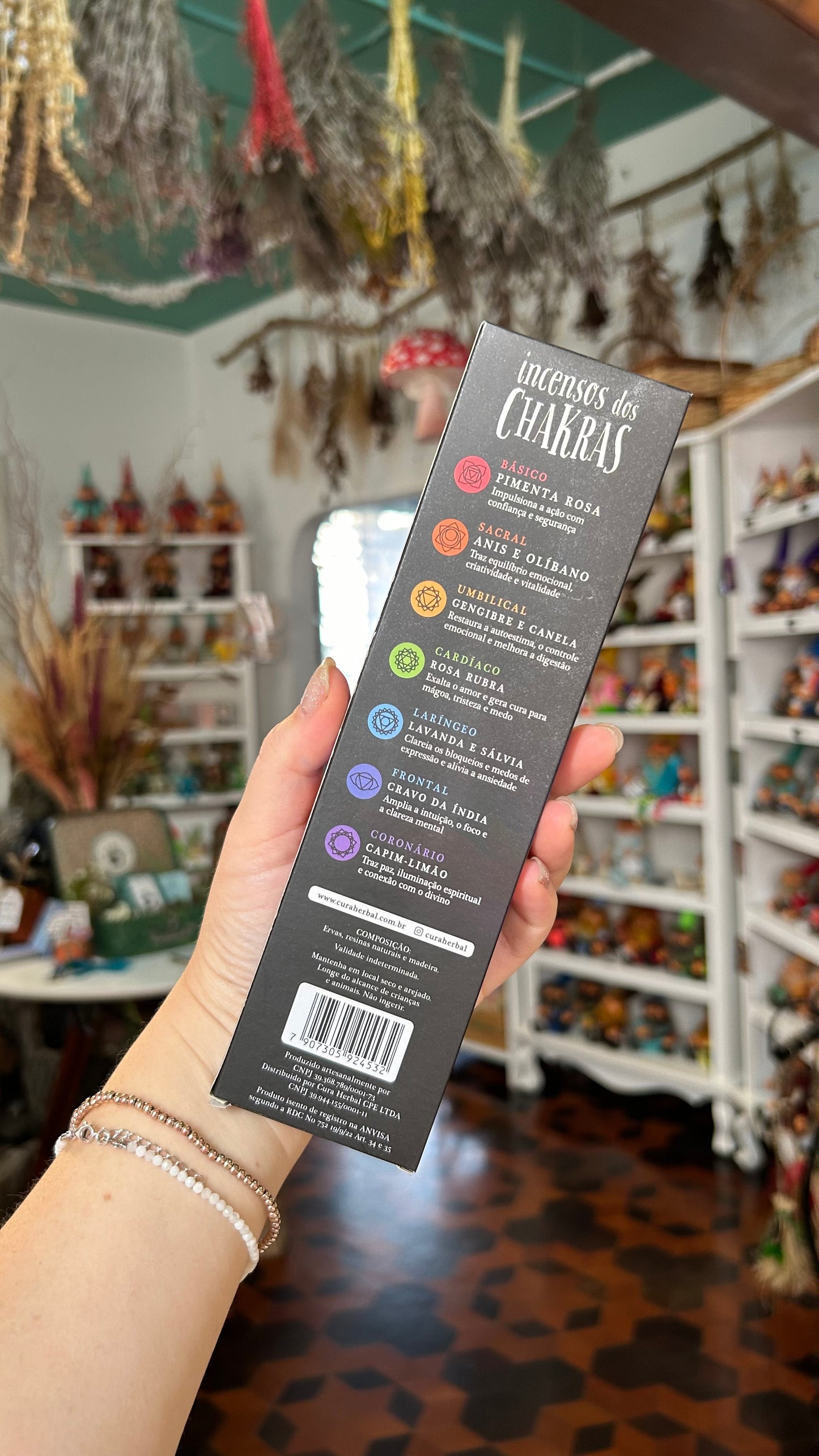 Incenso Chakras Cura Herbal