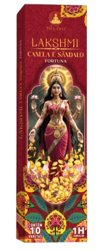 Incenso Natural Vila Zen - Linha Deuses Hindus - Lakshmi