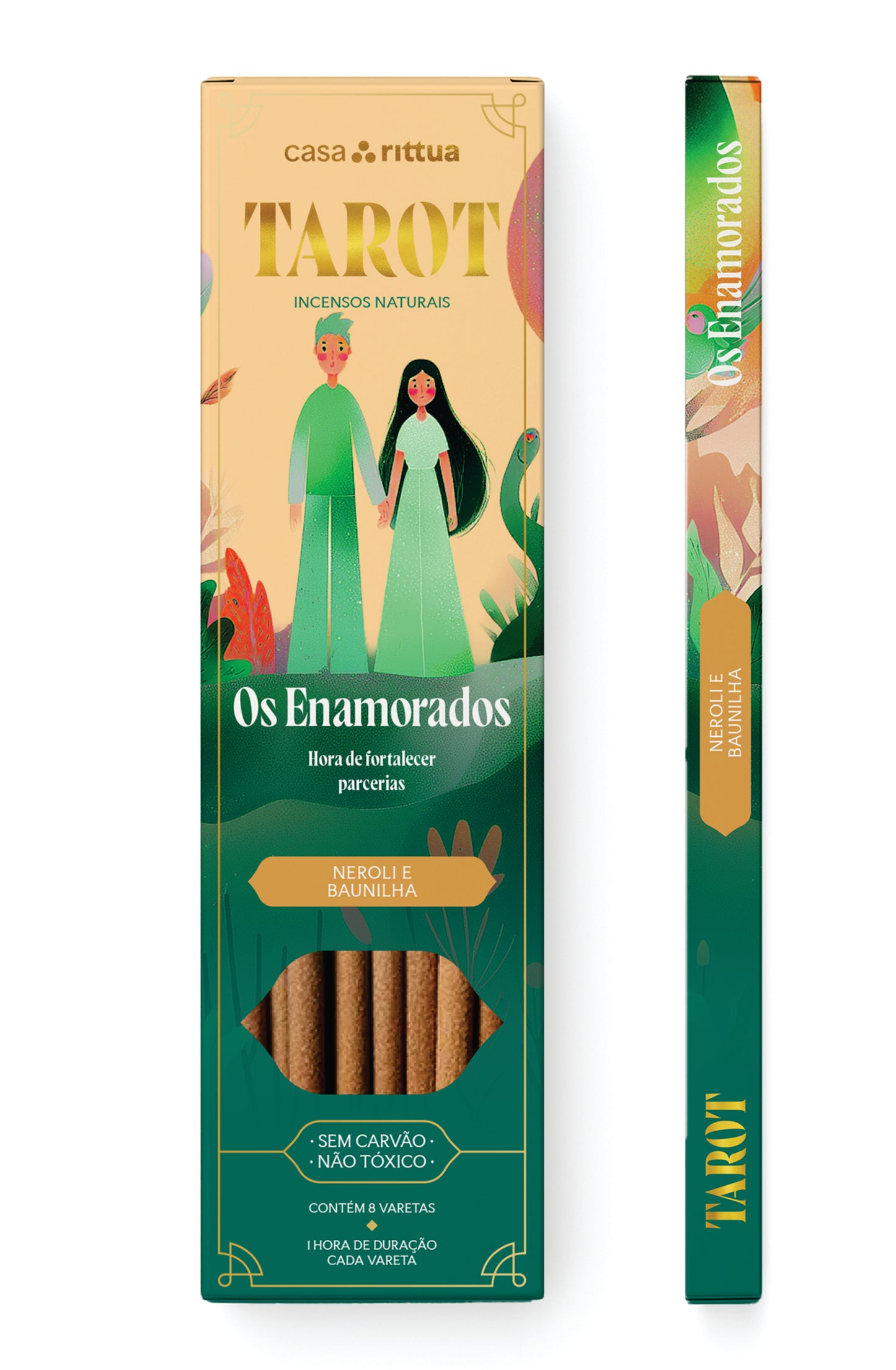 Incenso Nirvana Casa Rittua Linha Tarot - Enamorados