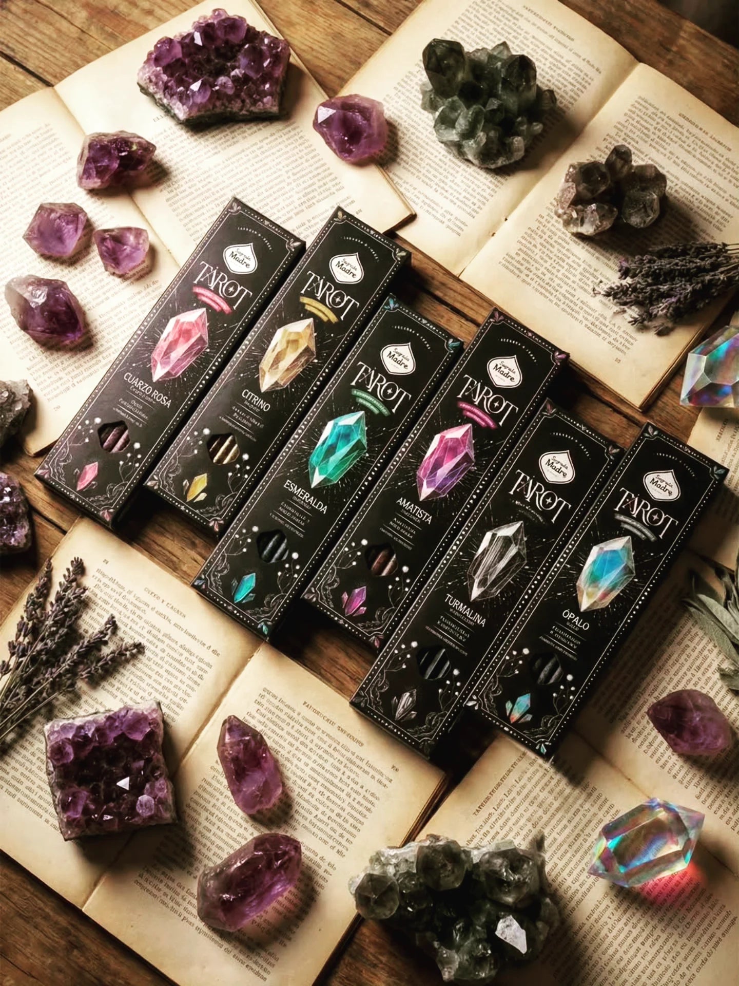 Incenso Tarot Gemas Protetoras Quartzo Rosa – Sagrada Madre