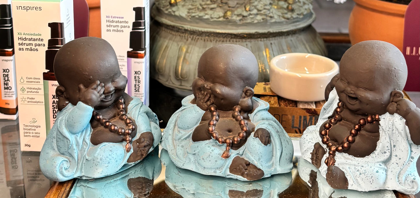 Trio Monge – Não vejo, não falo e não escuto mini - Resina