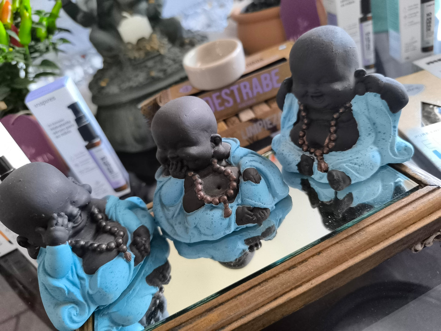 Trio Monge – Não vejo, não falo e não escuto mini - Resina