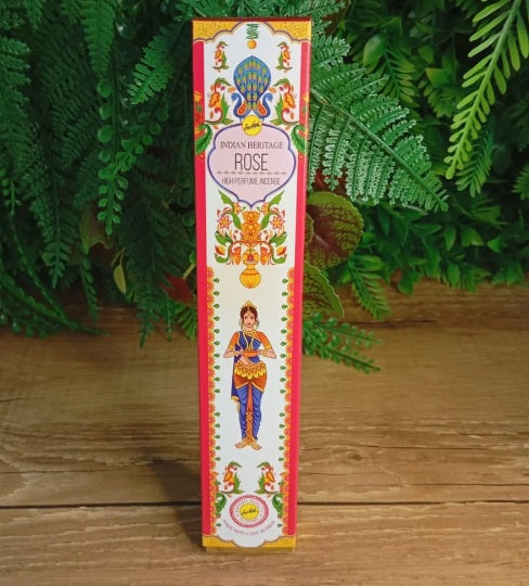 Compartilhe: Adicionar aos desejos Incenso Massala Sree Vani Heritage Vareta - Rose