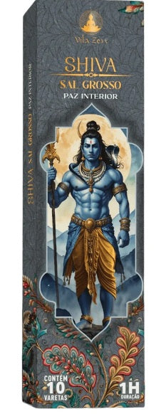 Incenso Natural Vila Zen - Linha Deuses Hindus - Shiva