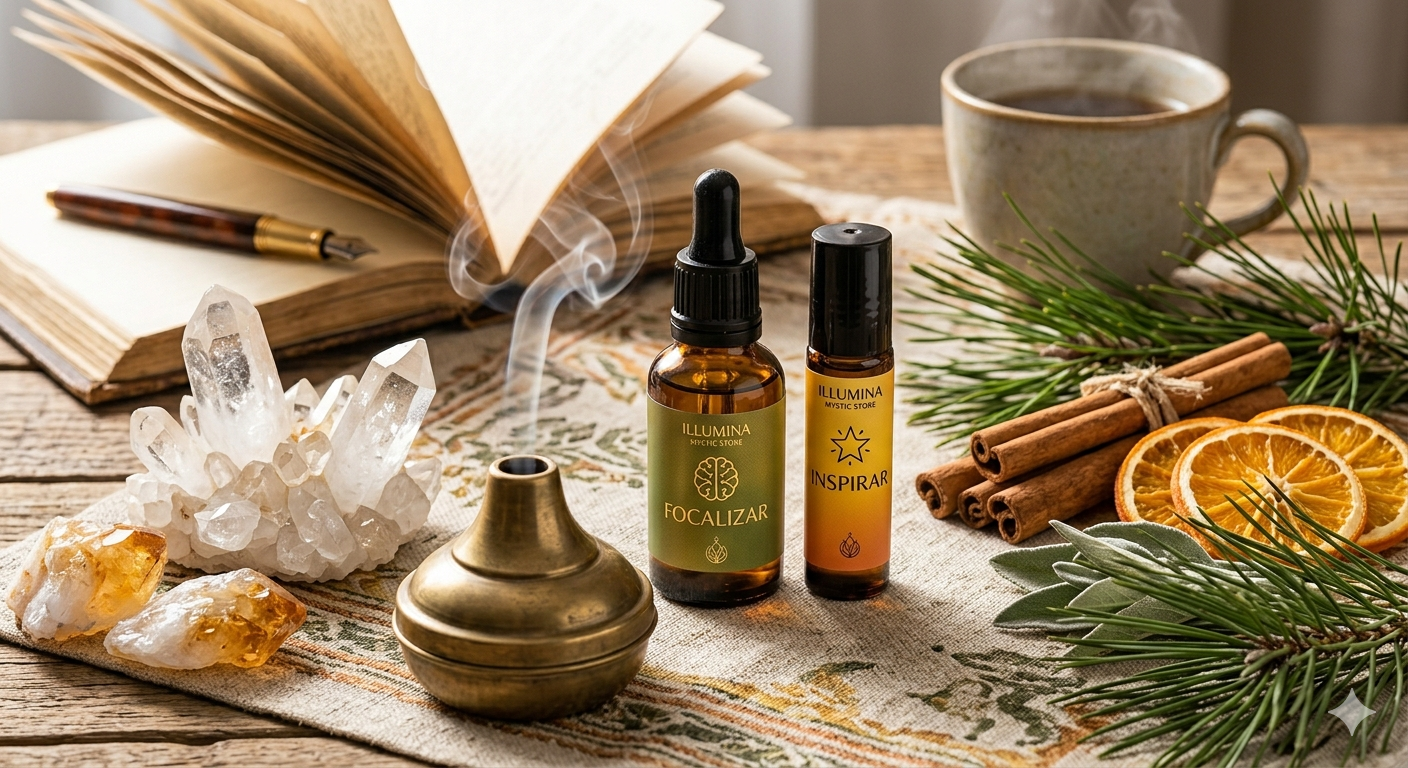Aromaterapia para Inspiração e Foco