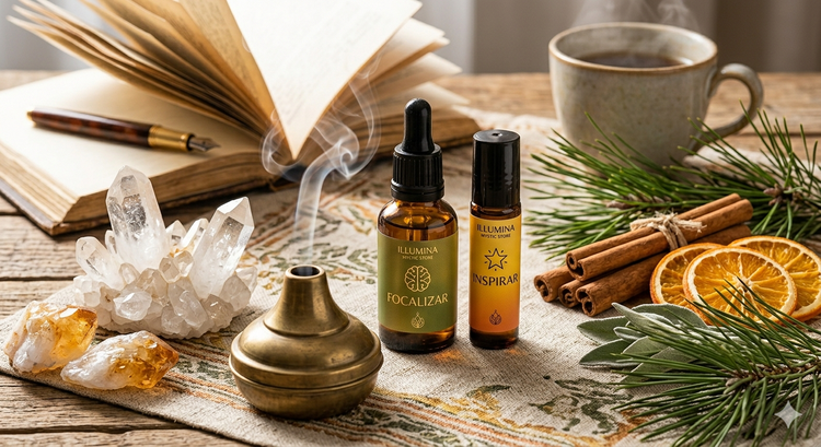 Aromaterapia para Inspiração e Foco