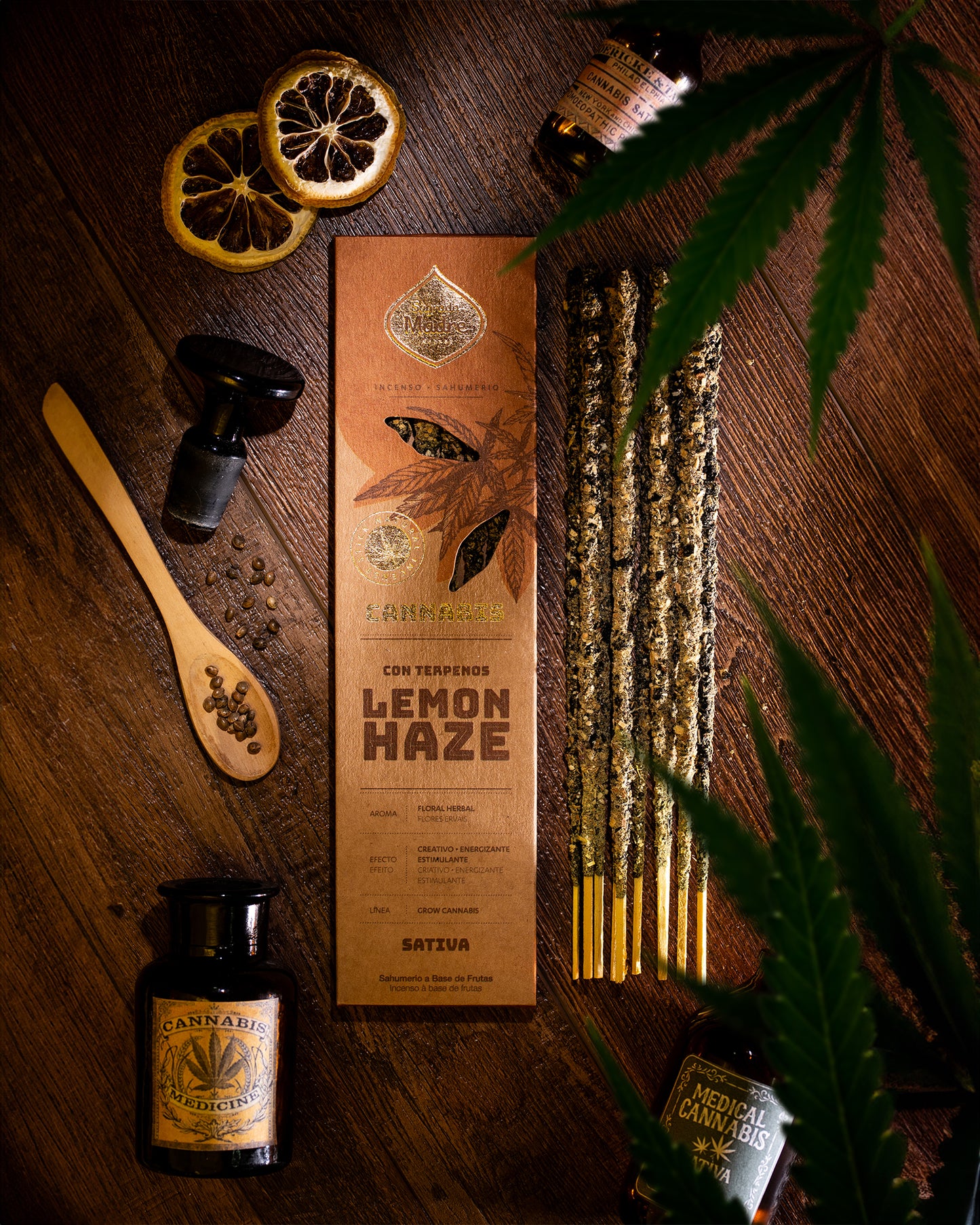 Incenso Sagrada Madre Cannabis - Lemon haze