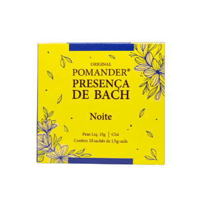 Pomander Chá Presença de Bach Noite 10 sachês