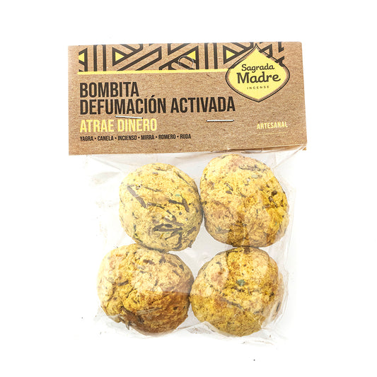 Bombita Defumacion Activada x4- Atrae Dinheiro