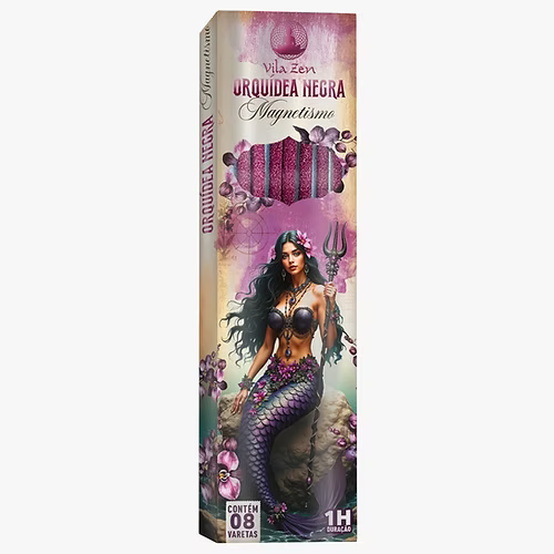 Incenso Vila Zen Linha Mística Orquídea Negra