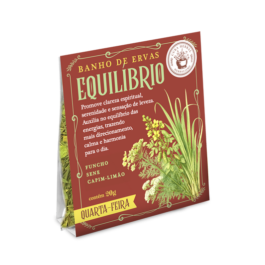 Banho de Equilíbrio para Quarta-Feira Sachê 20g
