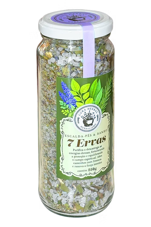 Banho de Sete Ervas 250g Pote M