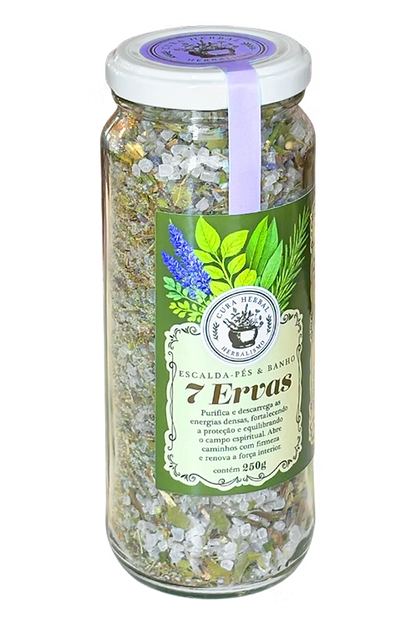 Banho de Sete Ervas 250g Pote M