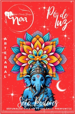 Incenso em Pó Noa Sete Poderes