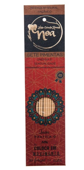 Incenso Noa Orgânico - Sete Pimentas