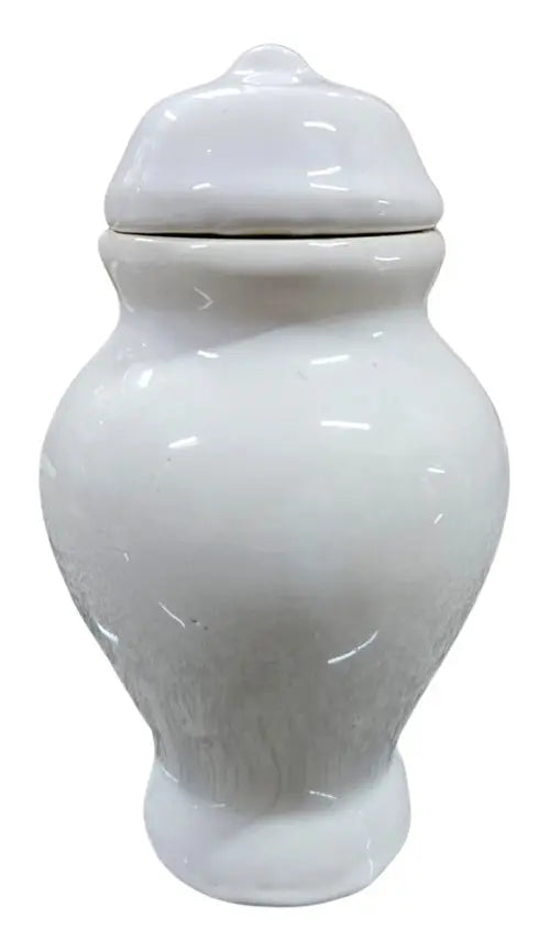 Quartinha De Louça Branca - 17 Cm Sem Asa Umbanda / Candomblé