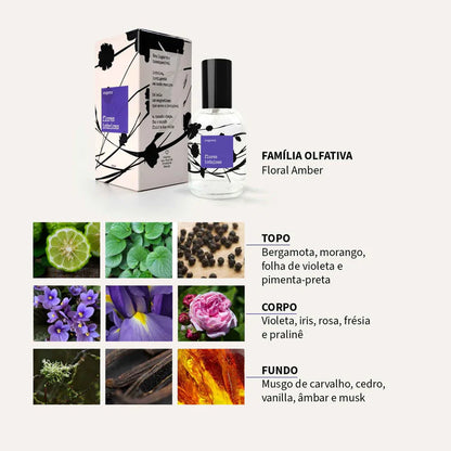 FLORES POÉTICAS ICÔNICAS | Perfume luxuoso Floral - 60 ML | Uma assinatura marcante e inequecível.