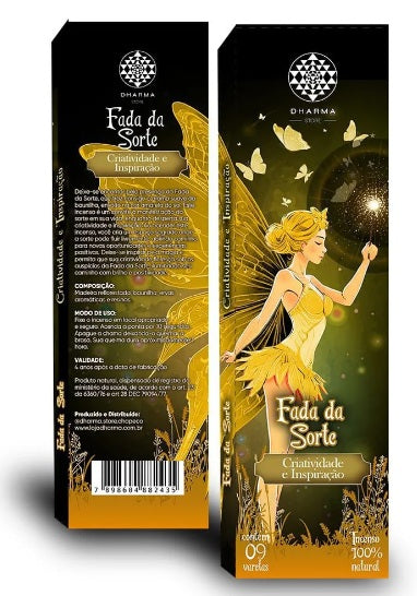 Incenso Dharma Natural Vareta - Fada da Sorte