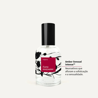 FLORES POÉTICAS ENVOLVENTES | Perfume Aveludado Floral - 60 ML | Uma fragrância que aquece, envolve e seduz