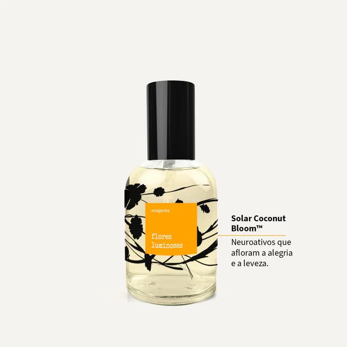FLORES POÉTICAS LUMINOSAS | Perfume Solar Floral - 60 ML | Uma fragrância radiante, paradisíaca.