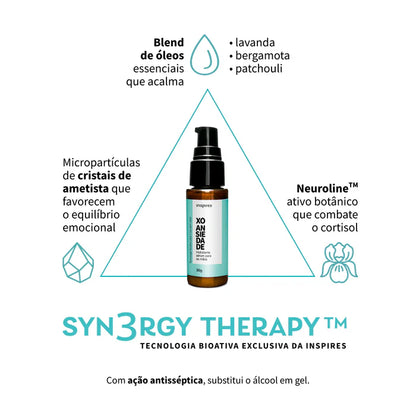 XÔ ANSIEDADE | HYDRAEMOTION para as mãos com blend de óleos essenciais calmantes