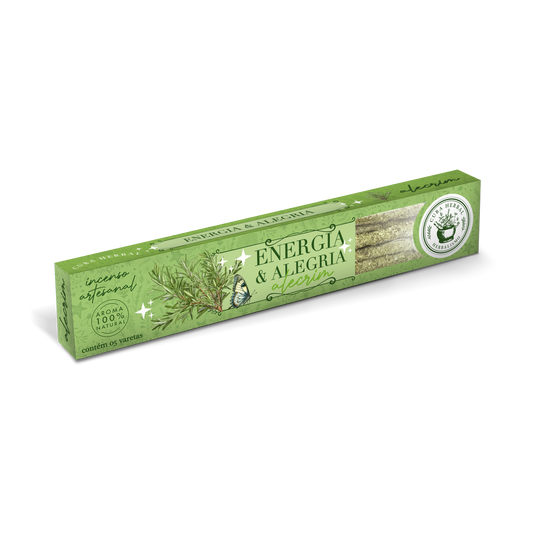 Incenso Energia & Alegria Alecrim Cura Herbal