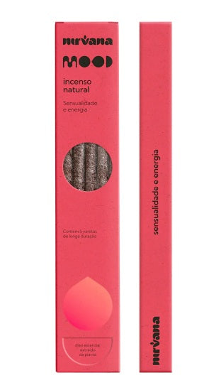 Incenso Nirvana Natural Vareta Mood - Sensualidade e Energia