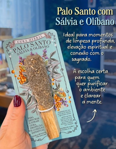 Palo Santo com Sálvia e Olíbano